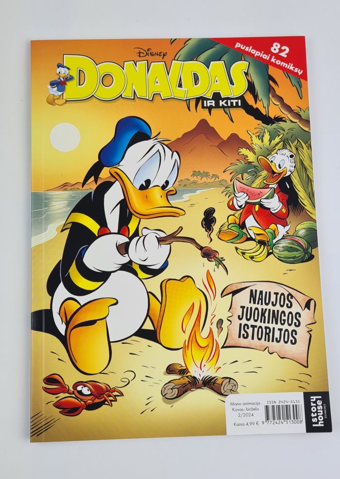 Donaldas ir kiti. 82 puslapiai komiksų. Kovas-birželis Nr. 2/2024