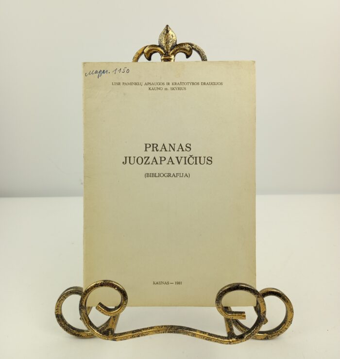 Pranas Juozapavičius Bibliografija