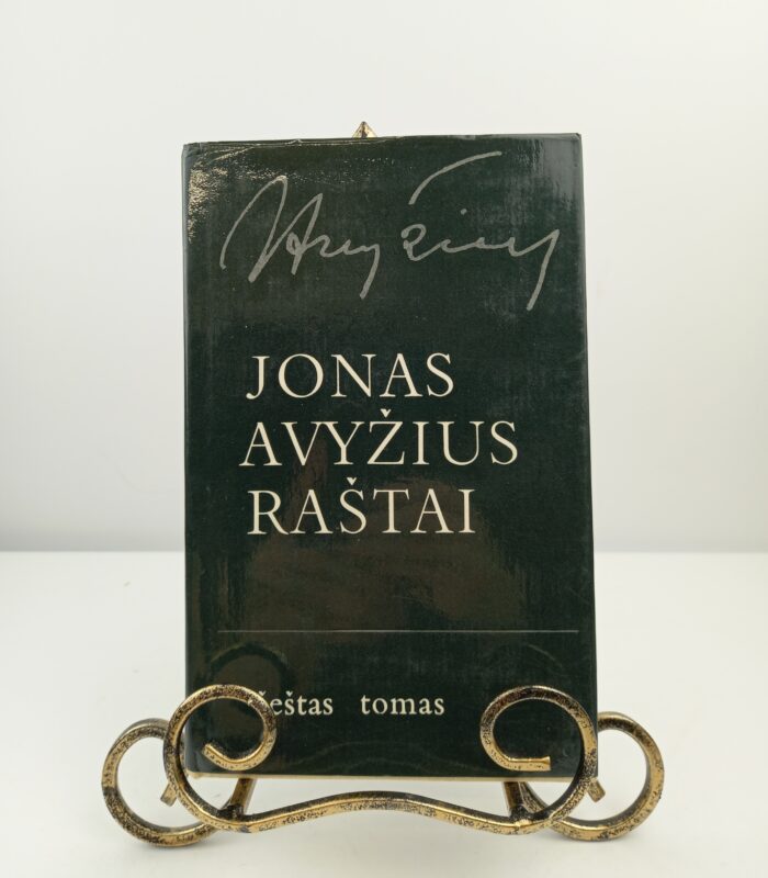 Jonas Avyžius. Raštai VI tomas